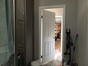 18-Laundry room to kitchen and dining rm, looking from inside master bath